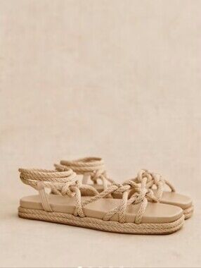 Sezane Malia Low Sandals - US 8